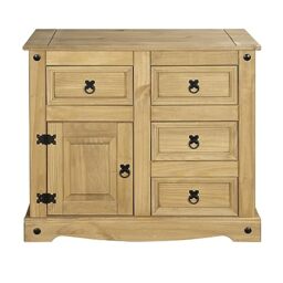 Corona 4 Drawer 1 Door Sideboard