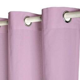 TODAY Cotton Eyelet Curtain 140 x 250 cm Powder Pink