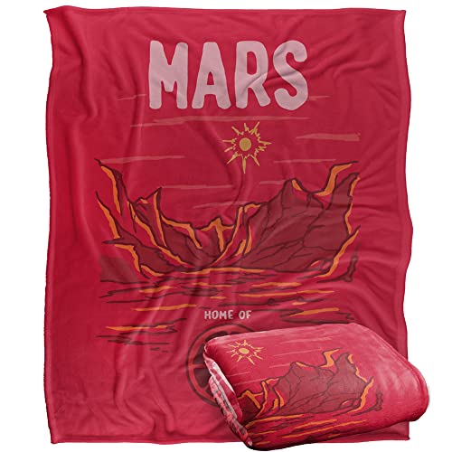 DC ORIGINALS Martian Manhunter Blanket, 152 x 127 cm The Mars Silky Touch Super Soft Throw Blanket