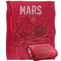 DC ORIGINALS Martian Manhunter Blanket, 152 x 127 cm The Mars Silky Touch Super Soft Throw Blanket