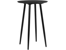 Loft24 Monza round Bar Table Black, 60x60x90cm (DxWxH)