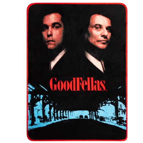 Franco Goodfellas Bedding Super Soft Micro Raschel Throw, 46 in x 60 in, (Official) WB Product Collectibles