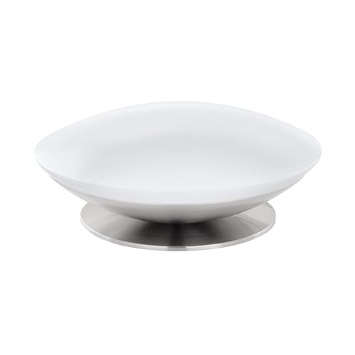 Eglo Connect LED Table lamp Frattina-C, 1-Flame Table Light, Bedside lamp in Steel and Plastic Nickel matt, White, Colour Temperature Change (Warm-Cold), RGB, dimmable, lamp with Switch