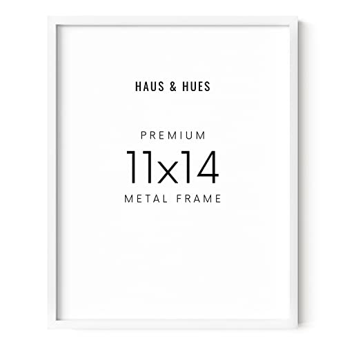 HAUS AND HUES 11x14 White Aluminum Picture Frame, 6 Pack (White)