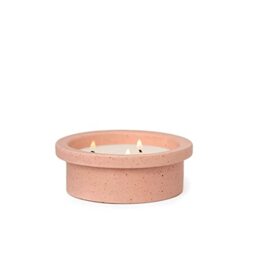 Paddywax Scented Candles Premium Folia Range Candle in Reusable Stackable Ceramic Pot, 141g, Gardenia & Tonka