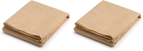 Springboard Hessian Fabric - Thick, Durable, Natural Hessian Backing Cloth for Classroom Display Boards, Arts and Crafts, Table Runners, Weddings - Easy to Cut, Jute Burlap Fabric - 1 m x 5 m