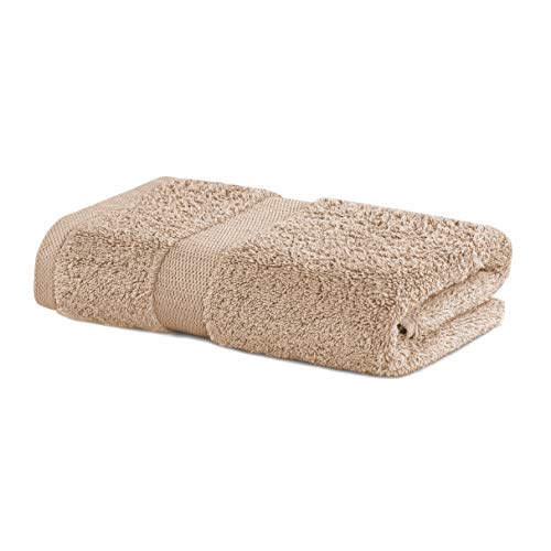 DecoKing Hand Towel 50 x 100 cm Cotton Quality 525 g/m² Beige Absorbent Marina