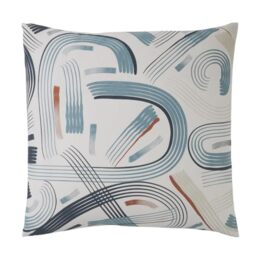 Origin Printed cotton pillowcase, Made in France, GABIN, 63 x 63 cm