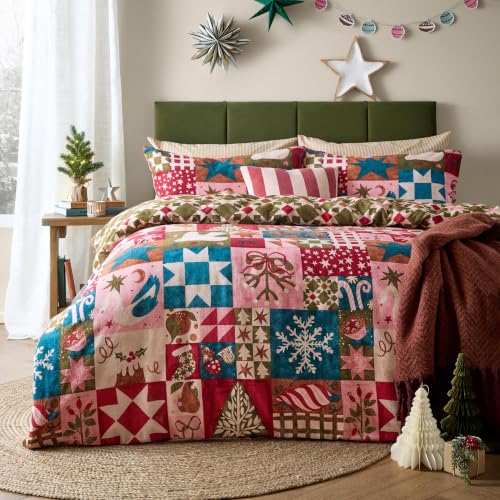 furn. Fika Duvet Cover Set (Multicolour - Super King)