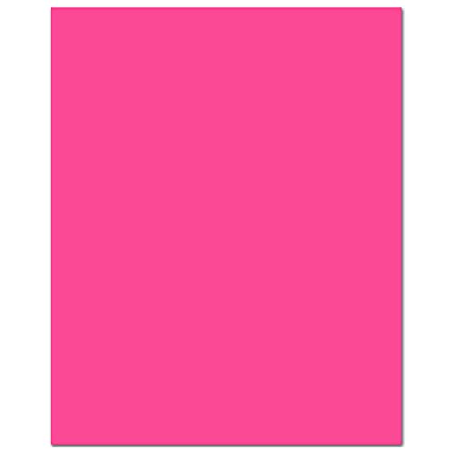 10 x A3 240gsm Colored Card Stock Pack of 10 Sheets (Hot Pink)