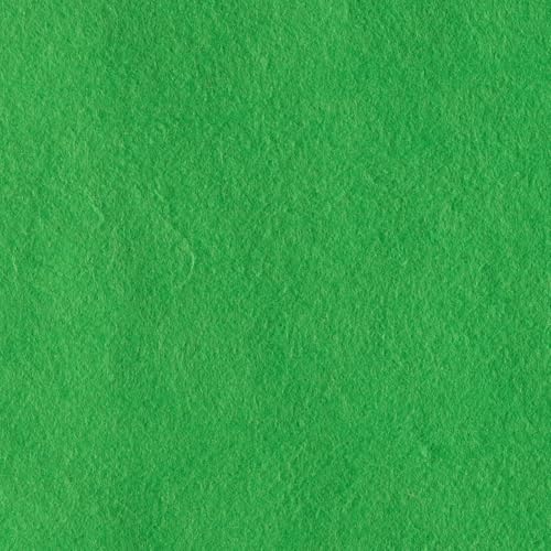 Felt Fabric Sheets 10-Piece, 20 cm Length x 30 cm Width x 0.1 cm Thickness, Green