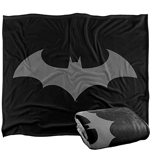 Batman Hush Logo Officially Licensed Silky Touch Super Soft Throw Blanket 152 x 127 cm