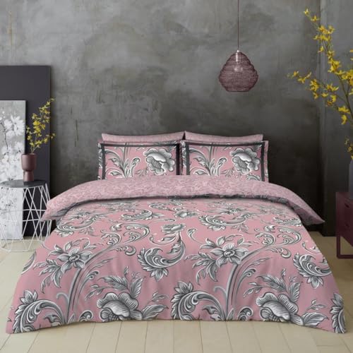 GC GAVENO CAVAILIA Single Duvet Cover Sets - Reversible Bedding & Linen - Breathable Comforter Cover Single Bed (135x200 cm) With Pillow Case - Machine Washable
