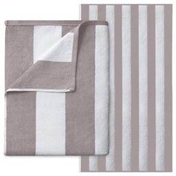 GC GAVENO CAVAILIA Microfiber Beach Towel Large - Super Absorbent Sand Free Beach Towels - Extra Large Beach Towel for Adults (100x200 cm) - Soft, Compact, Lightweight (1 Piece) - Light Grey