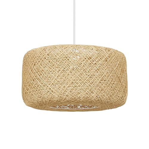 OSRAM Decor Paper Bale Decorative Pendant Light Made of Paper and Metal, 400mm, with E27 Socket, IP20, Beige