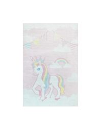 MANI TEXTILE TPS_ENF_LIC80 Rug, Polyester, Pink, 80_x_150_cm