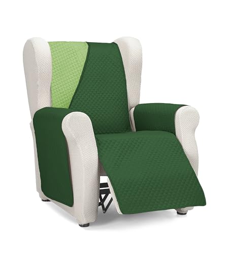 Martina Home Diamond 1 Seater/Relax Sofa Cover - Green/Bottle