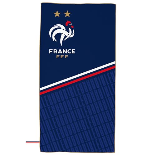 OMYDREAM FFF Repeat Bath and Beach Towel - Soft & Ultra-Absorbent - Oeko-TEX - 70 x 140 cm - Microfibre (Blue)