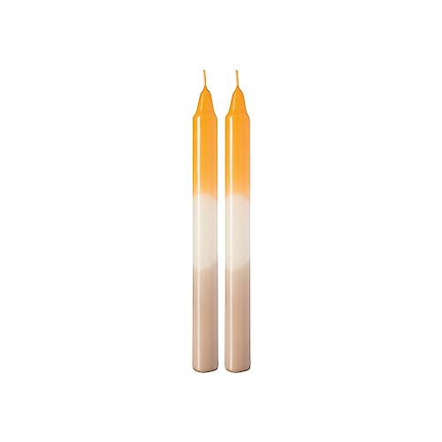 like. by Villeroy & Boch Like Home Taper Candle Apricot & Clay, 2 x 23 cm, 2 Items, Multicoloured