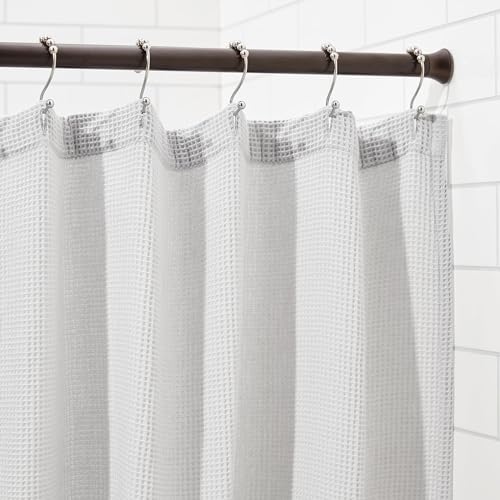 Amazon Basics Extendable Shower Curtain Pole, 91 to 137 cm, Bronze