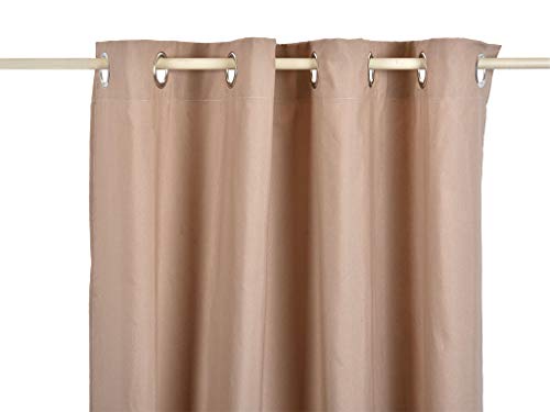 MI CASA Camel, Plain Curtain 140 x 260 cm