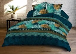 Le linge de Jules Paraiso Duvet Cover 220 x 240 cm + 2 Pillowcases – Soft and Durable Microfibre – Easy Care