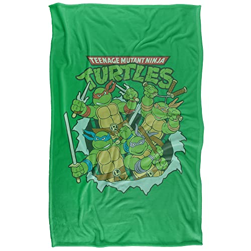 TMNT TMNT Group Retro Super Soft Silky Touch Blanket - 36 x 58 Inch