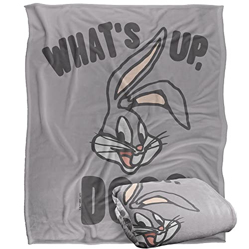 LOONEY TUNES Blanket, 152 x 127 cm The What's Up, Doc? Silky Touch Super Soft Throw Blanket