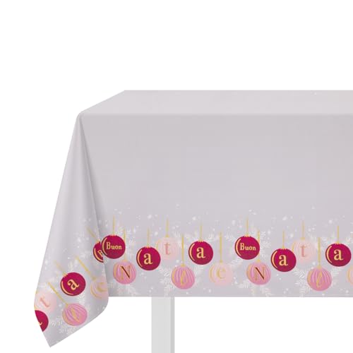 KASANOVA CM90 x 90 Christmas Bauble Mallow Cotton Polyester