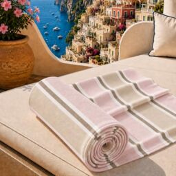 PETTI Artigiani Italiani - Microfibre Beach Towel, Beach or Pool Towel, Beach Towel, Large 90 x 180 cm, Millerighe 34