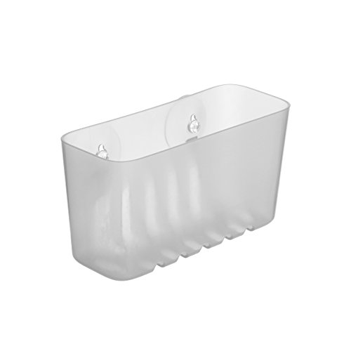TATAY Shower Caddy Standard Secure Suction Cups Rectangular Shape - Shower Caddy Bathroom - Dimensions 20x8.5x11 cm - Supports 1.5 kg - Durable Polypropylene - Secure Suction Cups - Small Size