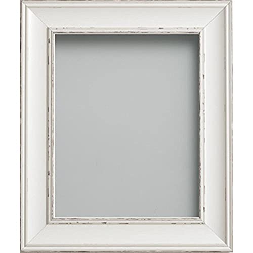 Frame Company Brooke White Photo Frame, 7x5 *Choice of Size* Fitted with Real Glass