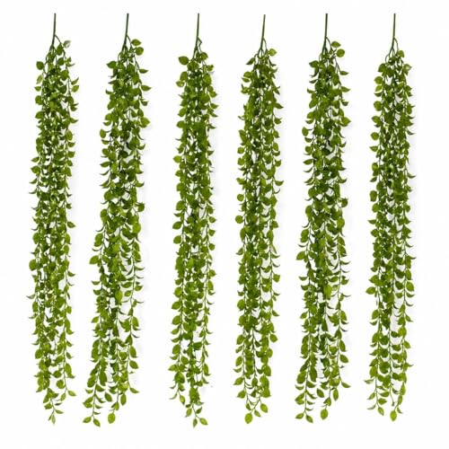 Multipack Leaf Design Artificial Hanging Plants