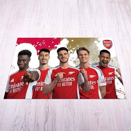 fan decor Arsenal FC Mat - Medium (125cm (w) x 100cm (h) - Mens Player Mix 1