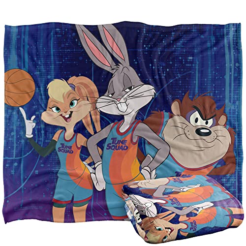 SPACE JAM: A New Legacy Space Trio Officially Licensed Silky Touch Super Soft Throw Blanket 152 x 127 cm
