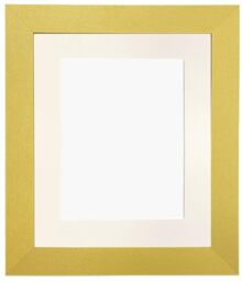 FRAMES BY POST Metro Picture Photo Frame Gold with Ivory Mount 10 x 8 Image Size 7 x 5 Inch