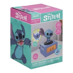 Stitch Sleep Training Alarm Clock - Officially Licensed, Kids Projection Bedroom Night Light - Paladone