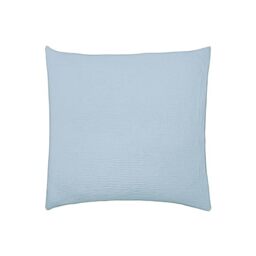 Cotton Gauze Pillowcase 65 x 65 cm Tendresse Heure Bleue, Essix, Blue