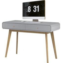 DHP Cassie Desk, Grey, 50x120x79cm (DxWxH)