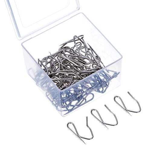 Shower Curtain Hooks Rings, Stainless Steel Rust-Resistant Curtain Rings and Hooks for Bathroom Shower Rods Curtains Set (58 Pieces, S Style)