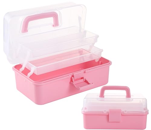 Flower River Minimalist Pink Versatile Storage Box, 11.12 x 7.6 x 5.12 inches