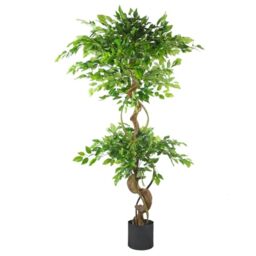 Leaf Realistic Artificial Japanese Fruticosa Ficus Tree