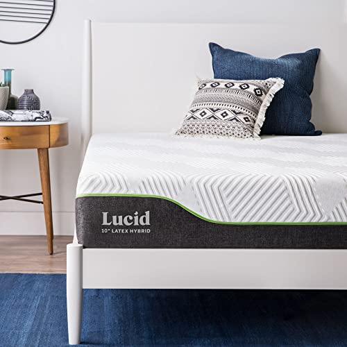 LUCID Hybrid Mattress, Latex Foam, 100x200 cm