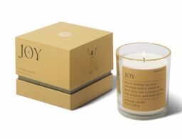 Paddywax Scented Candles Mood Collection Fragrant Boxed Candle in Glass Vessel, 226g, Joy
