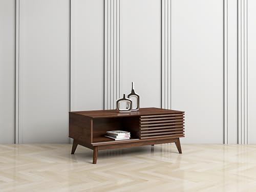 Kidsaw LV41, 1 Door Coffee Table, Columbian Walnut