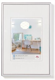 walther design Picture Frame Silver 61 x 91.5 cm poster size New Lifestyle Plastic Frame KV691S