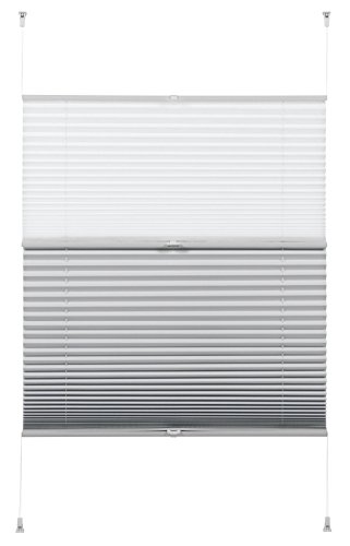 Pleated Blind, EASYFIX Day + Night, White 90 x 130 cm (WxH), 32578