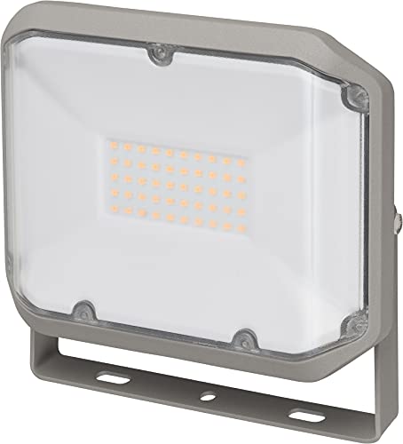 Brennenstuhl LED Floodlight AL 3050 / LED Spotlight for Outdoor use 30W (LED Security Light for wall mounting, with 3110lm and Warm-White Light Colour 3000K, IP44)