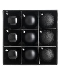 Black Shatterproof Baubles