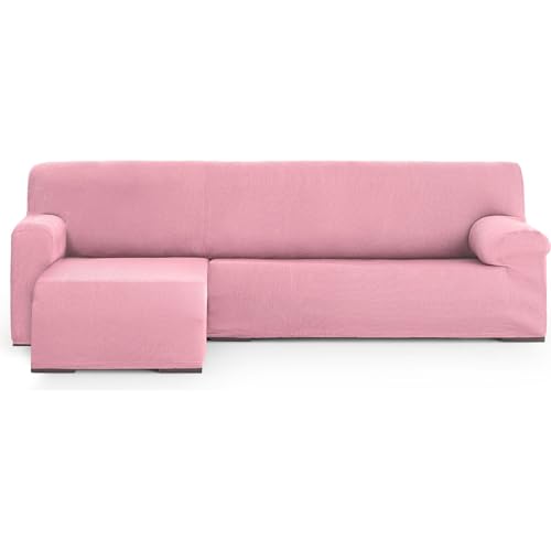 ECOMMERC3 Chaiselong - Universal and Versatile Chaiselong Sofa Cover Short Right Arm Pink Protector Easy to Install for Back, Seat and Arms
